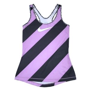 Nike Pro | Stipe & Polka Dot Tank Top | Size Small